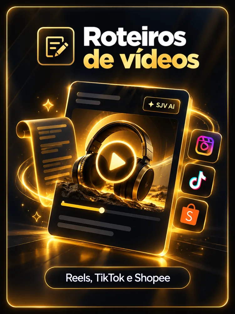 Roteiros de vídeos para redes sociais